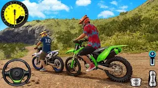Impossible Motocross Dirt Bike Offroad Racing 3D #2 - Motor Bike Stunts Racer 2026 - Gameplay FHD