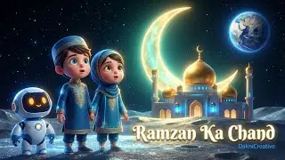 Ramzan Ka Chand 🌙 | Moon Par Ramzan Ki Kahani | 3D Cartoon Story | DakniCreative #cartoon 