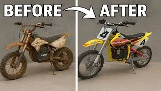 FIXING OUR ABANDONED PARTS BIKE II Razor MX650