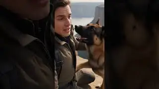 German Shepherd Saves Hiker From Dangerous Cliff | Hero Dog Rescue Story  #germanshepherd
