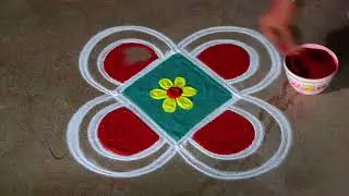 Newyear 2026🌻rangoli designs 3*1 🌻Pongal special 🌻bhoki flowers kolam 🌻diyamuggulu