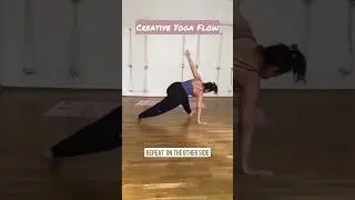 Creative yoga flow. Ideas for your self-practice yoga or teaching. Would you do those transitions?