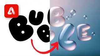 Bubble Text with Adobe Firefly and Photoshop - No 3D  [Tutorial]