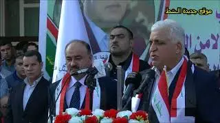 جديدة الشط / أستقبال الحاج فالح الفياض رئيس هيئة الحشد الشعبي / علي النقي