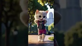 cute cat dance #cutecat #funny #dancemusic #dancechallenge #dancetutorial
