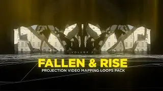 Falling Walls - Projection Video Mapping Loops Pack Vol.3 - UPDATED
