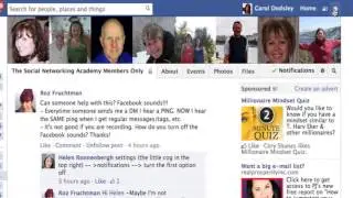 Turn off sounds for Facebook notifications