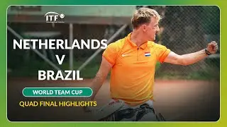 2025 BNP Paribas World Team Cup Quad Final Highlights: Netherlands v Brazil