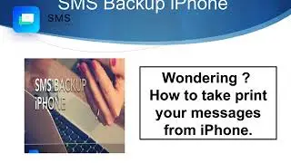 SMS Backup iPhone
