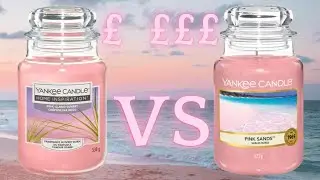 Yankee Candle Home Inspiration Pink Island Sunset vs Yankee Candle Pink Sands