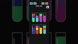 Water Color Sort Level 515 Walkthrough Solution iOS/Android
