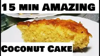 Moist and  SUPER - EASY Coconut Macaroon Cake  | Scrumptious Baking