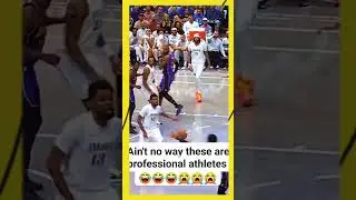 Ain&rsquo;t No Way These Are Professional Athletes 😂#NBA #Basketball #SportsComedy #Shorts #Hoops #viral