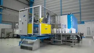 High speed production of IML pails