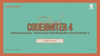 PART 1 TUTORIAL CODEIGNITER 4 (PENDAHULUAN INSTALASI)