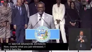 Watch Brandon Johnson be Sworn in as Chicago's Mayor Live