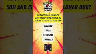 Lunar Duo's Sunlit Secrets - Legendary Insights! #pokequiz #trivia #quiz #triviamaster #games