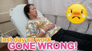 LAST DAY SA WORK.. NAOSPITAL PA! BYE DREAM JOB..