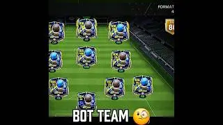 BOT TEAM X BOT PLAYER ☠️🔥 #eafc24 #fifamobile #fifa #fifa23 #eafc #shorts