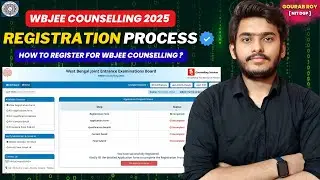 WBJEE Counselling Registration 2025✅ | WBJEE Choice Filling | WBJEE Registration Process 2025