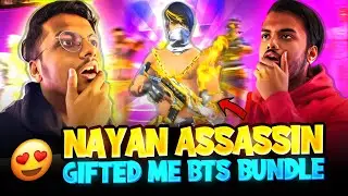 NayanAsin Gifted Me BTS rarest Bundle 😱 Bts Bundle Is back - Garena Free Fire