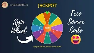 Source Code Of Spin Wheel | Cosas Learning | Free Source Code | Wheel Spin