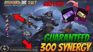 🔴 Total Spin Need For X-Suit Trick | 300 Synergy In 2700 UC Best Trick New For X-Suit