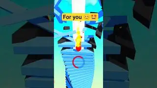 The Most SATISFYING Stack Ball Gameplay Ever! 🌈🔥 (Level 5000+) #gaming #stackball