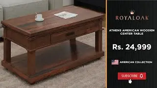 Royaloak | Athens American Wooden Center Table