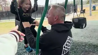 🇺🇸AT THE PLAYGROUND WITH THE KIDS EVEN IT&rsquo;S COLD WEATHER ,🥶 😂 #highlight 