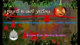 Window Loft On Christmas Eve In A Blizzard | Adaptive Ambience (Window Speaker)
