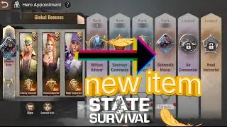 State Of Survival: New Item Hero Appointment