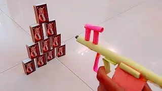 Paper Gun Shooting || Paper Bullets Shooting Demo