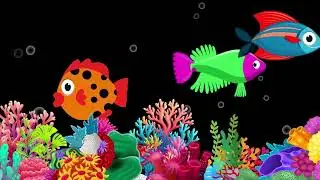 Bedtime Lullaby for Babies, Kids & Parents 😍 Animation🐟Fish lullaby🐟Calming Fishes #307 #babysle