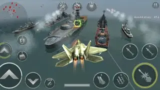 Gunship Battle: F22 - RAPTOR gameplay...