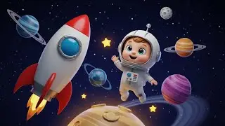 Space Baby Rocket Flight | Fun Space Adventure Song for Kids | Nursery Rhyme
