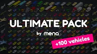 ARCADE: Ultimate Vehicles Pack - Low Poly Cars for Unity 3D