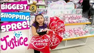 BIGGEST 8TH BIRTHDAY SHOPPING SPREE EVER AT JUSTICE! + BRAND NEW SQUISHIES!