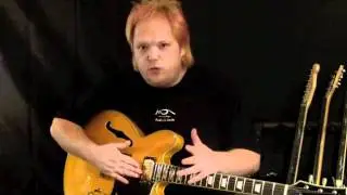 Michael Dolsey Designs 335 Style Double Buckers featuring guitarist solo artist Brian Lowe