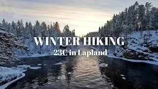 Winter Hiking in Lapland Finland | Snowy Forest & Crunchy Snow
