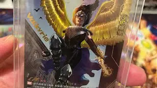 Kayou Official Marvel Disney Hero Battle Series 5 Thor 1 Box 20 Pack CR Card hit!!!!