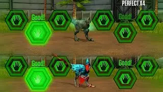 DELTA VS TROODON CODE 19 COMPSOVENATOR VS COMPSOGNATHUS BATTLE STAGE | JURASSIC WORLD THE GAME