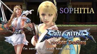 Soul Calibur Broken Destiny (PSP) - Sophitia - Trial of Attack Gameplay 