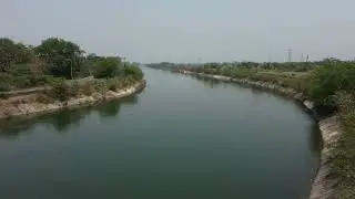 South India agriculture irrigation system water canal tour | South India  water canal areal view