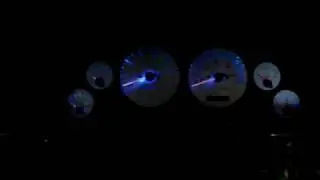White Gauges / Blue LEDs