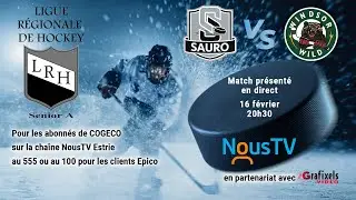 LRH Senior A - NousTV Estrie - 3e match M&eacute;gantic VS Windsor