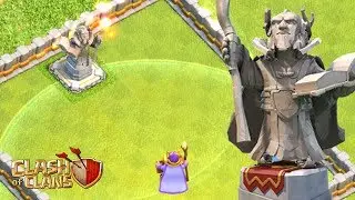 QUEM &Eacute; MAIS FORTE? GRANDE GUARDI&Atilde;O OU A ESTATUA DO GRANDE GUARDI&Atilde;O! CLASH OF CLANS