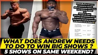 Andrew Jacked 10 weeks out of Arnold + Can Urs beat Breon & Ramon ? 5 Shows on same weekend ?