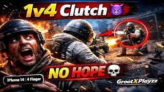 NO HOPE 💀 | Solo vs Squad INSANE Clutch | BGMI