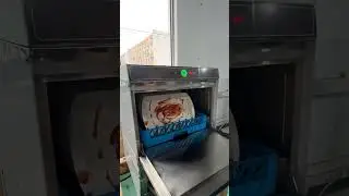 🚀 Under-Counter Dishwasher &ndash; Full Wash Cycle (Spray, Wash, Rinse) &ndash; Amazing Results!
